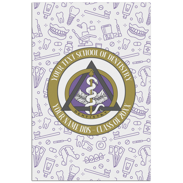 Custom Dental Insignia / Emblem Poster - Matte - 24" x 36" (Personalized)