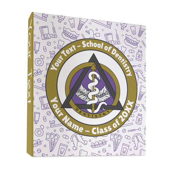 Custom Dental Insignia / Emblem 3-Ring Binder - Full Wrap - 1" (Personalized)