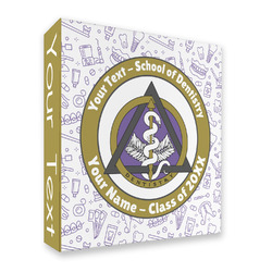 Dental Insignia / Emblem 3-Ring Binder - Full Wrap - 2" (Personalized)