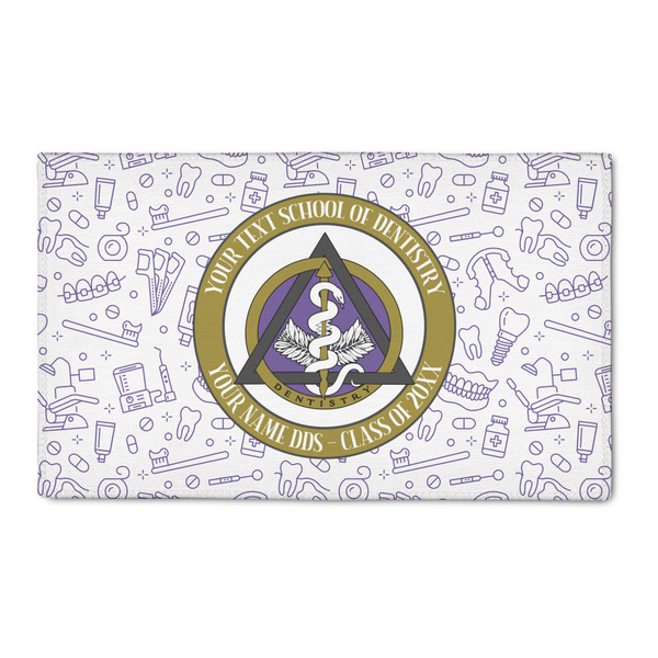 Custom Dental Insignia / Emblem Indoor Area Rug - 3' x 5' (Personalized)