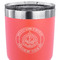 Dental Insignia / Emblem 30 oz Stainless Steel Ringneck Tumbler - Coral - CLOSE UP