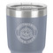 Dental Insignia / Emblem 30 oz Stainless Steel Ringneck Tumbler - Grey - Close Up