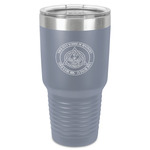 Dental Insignia / Emblem 30 oz Stainless Steel Tumbler - Grey - Single-Sided (Personalized)