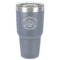 Dental Insignia / Emblem 30 oz Stainless Steel Ringneck Tumbler - Grey - Front