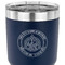 Dental Insignia / Emblem 30 oz Stainless Steel Ringneck Tumbler - Navy - CLOSE UP