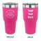 Dental Insignia / Emblem 30 oz Stainless Steel Ringneck Tumblers - Pink - Double Sided - APPROVAL