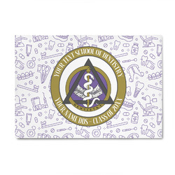 Dental Insignia / Emblem Indoor Area Rug - 4' x 6' (Personalized)