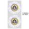 Dental Insignia / Emblem 5" Multipurpose Round Label - Sheet