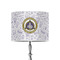 Dental Insignia / Emblem 8" Drum Lampshade - ON STAND (Poly Film)