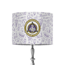 Dental Insignia / Emblem 8" Drum Lamp Shade - Fabric (Personalized)
