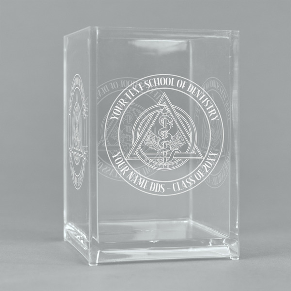 Custom Dental Insignia / Emblem Acrylic Pen Holder (Personalized)