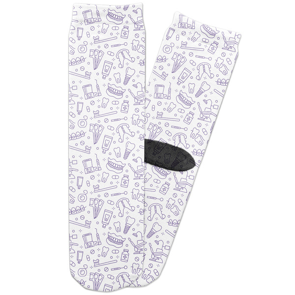 Custom Dental Insignia / Emblem Adult Crew Socks