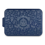 Dental Insignia / Emblem Aluminum Baking Pan with Navy Lid (Personalized)