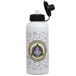 Dental Insignia / Emblem Water Bottles - Aluminum - 20 oz - White (Personalized)