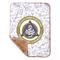 Dental Insignia / Emblem Baby Sherpa Blanket - Corner Showing Soft