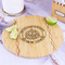 Dental Insignia / Emblem Bamboo Cutting Board - In Context