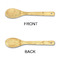 Dental Insignia / Emblem Bamboo Spoons - Double Sided - APPROVAL