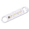 Dental Insignia / Emblem Bar Bottle Opener - White - Front