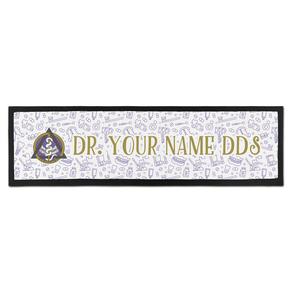 Custom Dental Insignia / Emblem Bar Mat - Large (Personalized)