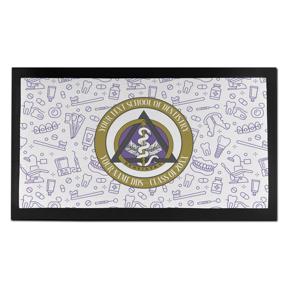 Custom Dental Insignia / Emblem Bar Mat - Small (Personalized)