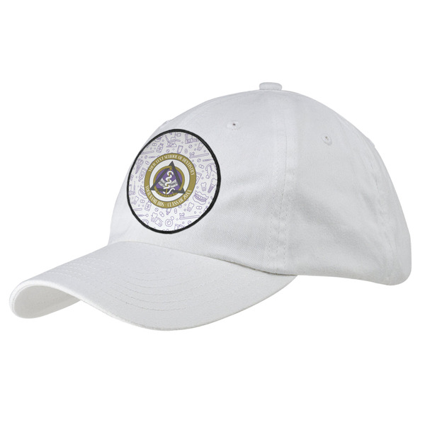 Custom Dental Insignia / Emblem Baseball Cap - White (Personalized)