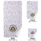 Dental Insignia / Emblem Bath Towel Sets - 3-piece - Approval