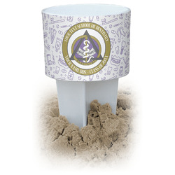 Dental Insignia / Emblem White Beach Spiker Drink Holder (Personalized)