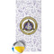 Dental Insignia / Emblem Beach Towel - Front w/ Beach Ball