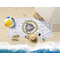 Dental Insignia / Emblem Beach Towel - Lifestyle on Beach