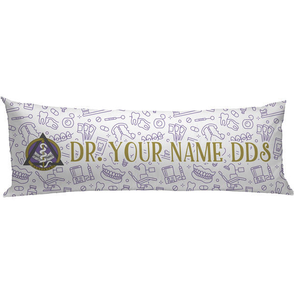 Custom Dental Insignia / Emblem Body Pillow Case (Personalized)