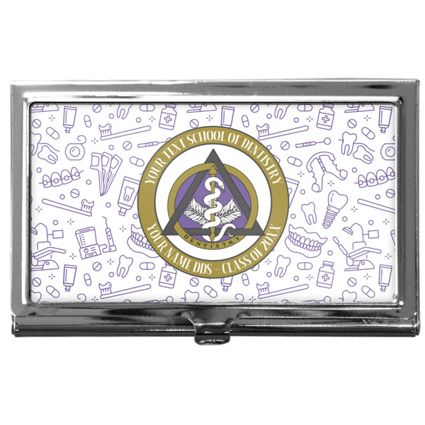 Custom Dental Insignia / Emblem Business Card Case (Personalized)