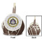 Dental Insignia / Emblem Cake Pops - Front & Back View