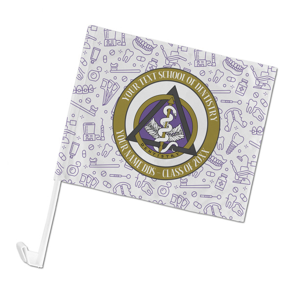 Custom Dental Insignia / Emblem Car Flag - Large (Personalized)