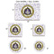 Dental Insignia / Emblem Car Magnets - SIZE CHART