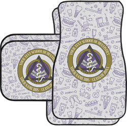 Dental Insignia / Emblem Car Floor Mats Set - 2 Front & 2 Back (Personalized)