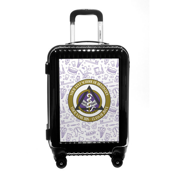 Custom Dental Insignia / Emblem Carry On Hard Shell Suitcase (Personalized)