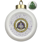 Dental Insignia / Emblem Ceramic Ball Ornament - Christmas Tree (Personalized)