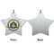 Dental Insignia / Emblem Ceramic Flat Ornament - Star Front & Back (APPROVAL)