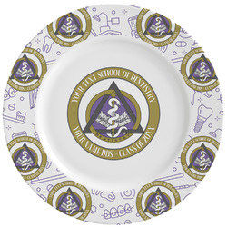 Dental Insignia / Emblem Ceramic Dinner Plates - Set of 4 (Personalized)