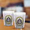 Dental Insignia / Emblem Ceramic Shot Glass - White - Lifestyle