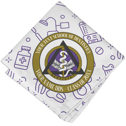 Dental Insignia / Emblem Cloth Cocktail Napkin - Single (Personalized)