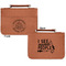 Dental Insignia / Emblem Cognac Leatherette Bible Covers - Large Double Sided Approval
