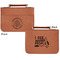 Dental Insignia / Emblem Cognac Leatherette Bible Covers - Small Double Sided Approval