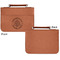 Dental Insignia / Emblem Cognac Leatherette Bible Covers - Small Single Sided Approval