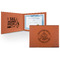 Dental Insignia / Emblem Leatherette Certificate Holder (Personalized)