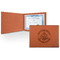 Dental Insignia / Emblem Leatherette Certificate Holder - Front Only (Personalized)