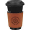 Dental Insignia / Emblem Cognac Leatherette Mug Sleeve - Front