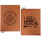 Dental Insignia / Emblem Cognac Leatherette Portfolios with Notepad - Large - Double Sided - Apvl