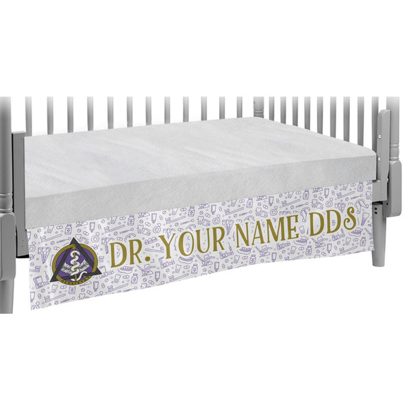 Custom Dental Insignia / Emblem Crib Skirt (Personalized)