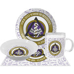 Dental Insignia / Emblem Dinner Set - Single 4 Pc Setting (Personalized)